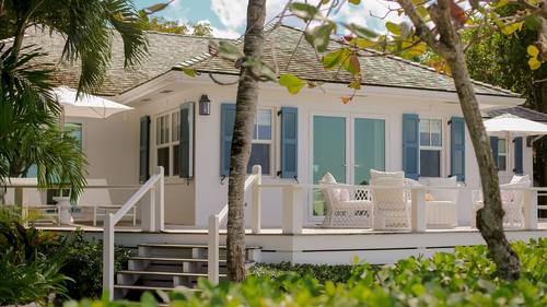 Cottage porch and steps