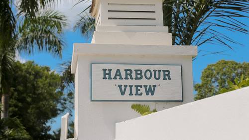 Harbour View entrance sign
